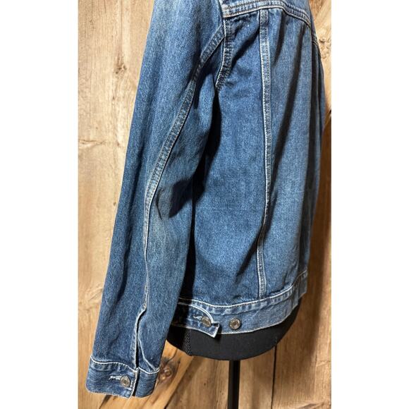 Gap Kids Girl’s XXL Blue Jean Jacket Tomboy Button Down Denim Long Sleeve Unisex - Picture 4 of 11